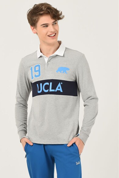 UCLA Bluza polo cu imprimeu logo Delmar Barbati