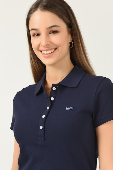 UCLA Shaver galléros pamuttartalmú póló női
