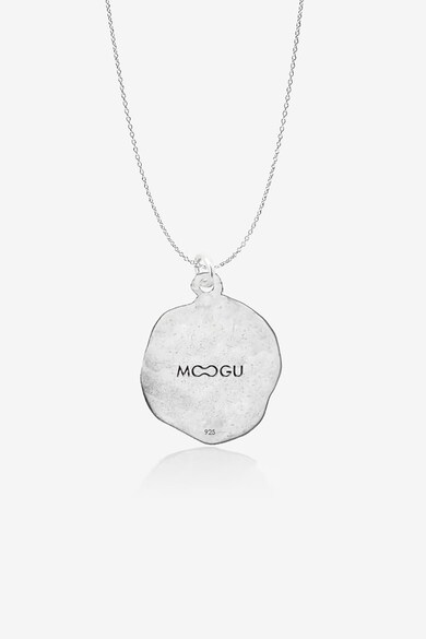 MOOGU Colier de argint veritabil 925 cu pandantiv constelatie balanta Femei