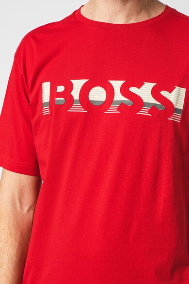 BOSS Тениска с уголемено лого Мъже