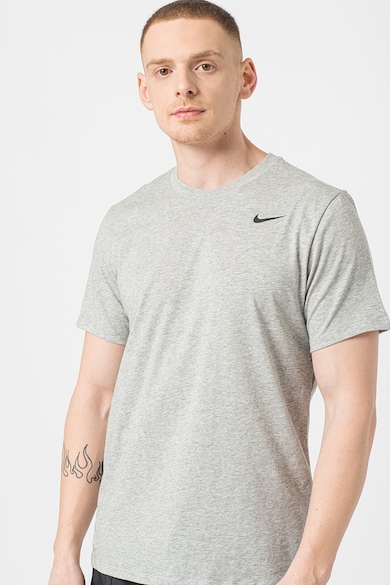 Nike Фитнес тениска с овално деколте и Dri-FIT Мъже
