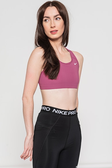 Nike Фитнес сутиен Swoosh със средна поддръжка Жени