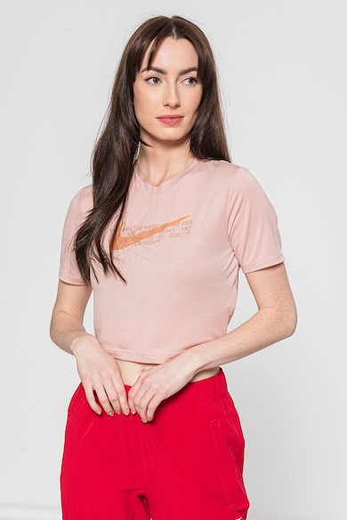 Nike Szűk fazonú modáltartalmú crop póló női