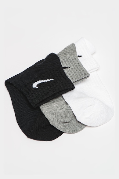 Nike Унисекс фитнес чорапи Everyday Lightweight с Dri-FIT - 3 чифта Мъже