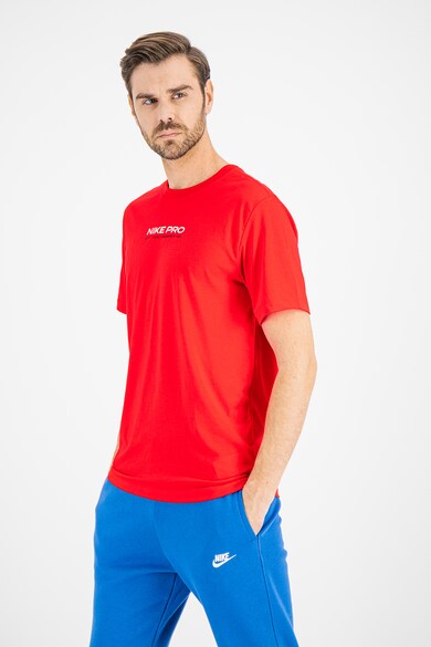 Nike Фитнес тениска с лого и Dri Fit Мъже