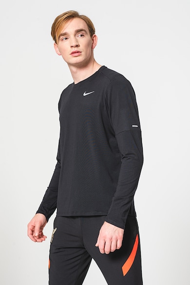 Nike Блуза за бягане Element с овално деколте Мъже