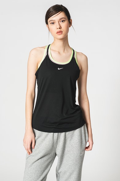 Nike Фитнес топ с Dri-Fit и изрязан гръб Жени