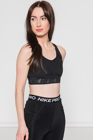 Nike Swoosh Dri-FIT bralette fazonú sportmelltartó logóval női