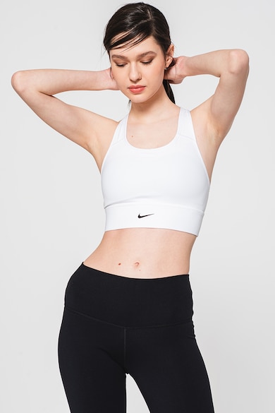 Nike Dri-FIT logós melltartó sportos kialakítású hátrésszel női