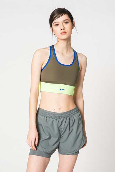 Nike Фитнес сутиен с Dri-FIT и лого Жени