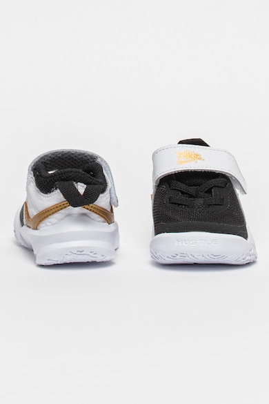 Nike Pantofi sport din plasa cu garnituri din piele Team Hustle Fete