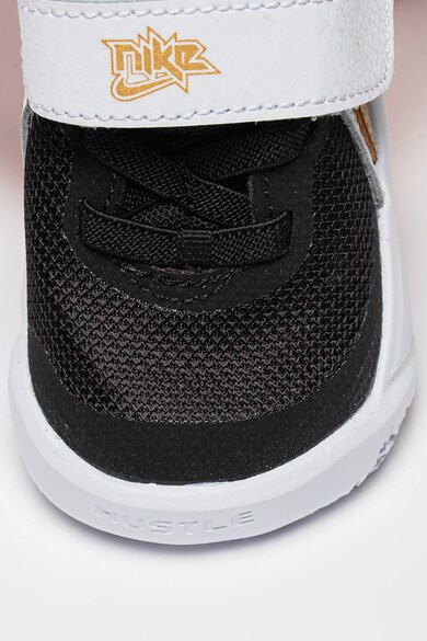 Nike Pantofi sport din plasa cu garnituri din piele Team Hustle Fete
