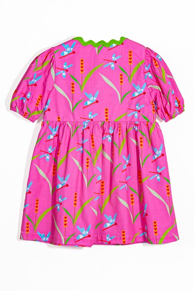 Agatha Ruiz de la Prada Rochie din bumbac cu imprimeu cu libelule Fete