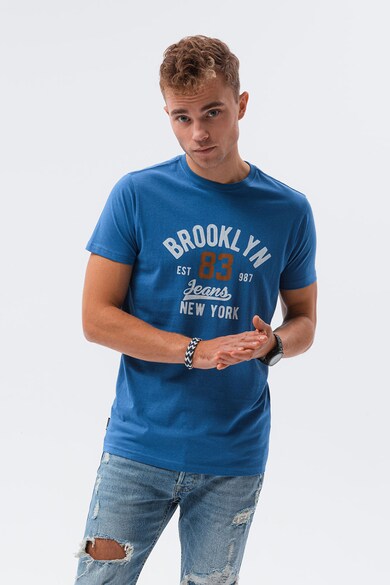 OMBRE Tricou de bumbac cu imprimeu, Brooklyn Barbati