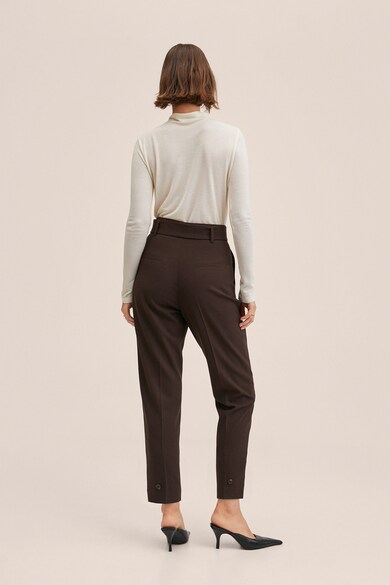 Mango Pantaloni conici cu talie inalta Marlowe Femei