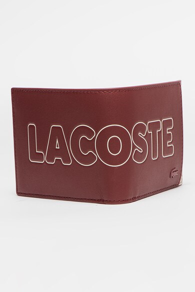 Lacoste Portofel de piele cu logo Barbati