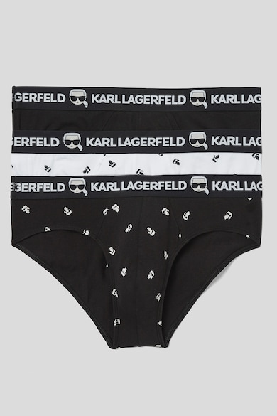 Karl Lagerfeld Слипове с органичен памук с лого - 3 чифта Мъже