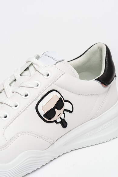 Karl Lagerfeld Кожени спортни обувки Kapri с пришито лого Мъже