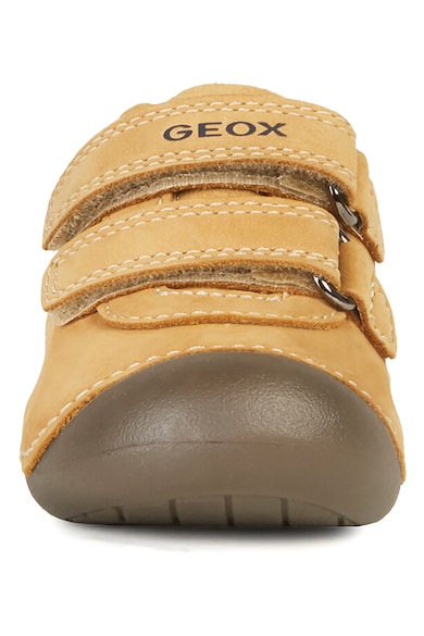 Geox Pantofi de piele nabuc si piele intoarsa cu velcro Baieti