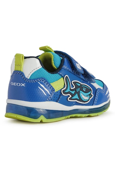 Geox Спортни обувки от еко кожа и текстил, с велкро Момчета