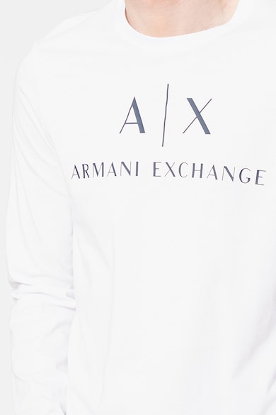 ARMANI EXCHANGE Вталена памучна блуза Мъже
