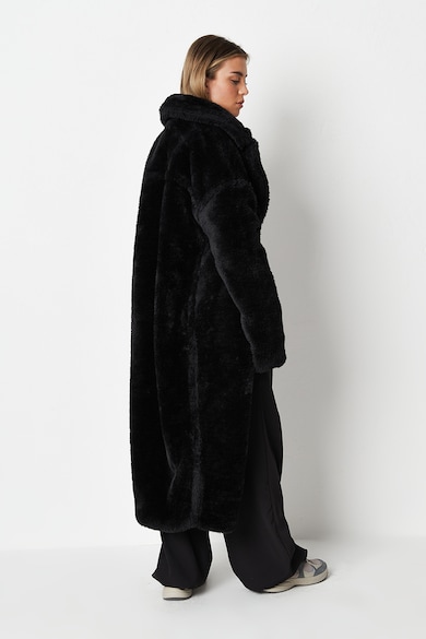 Missguided Bolyhos hosszú kabát női