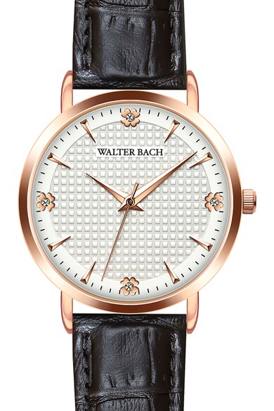 Walter Bach Часовник с кожена каишка с шагрен Жени