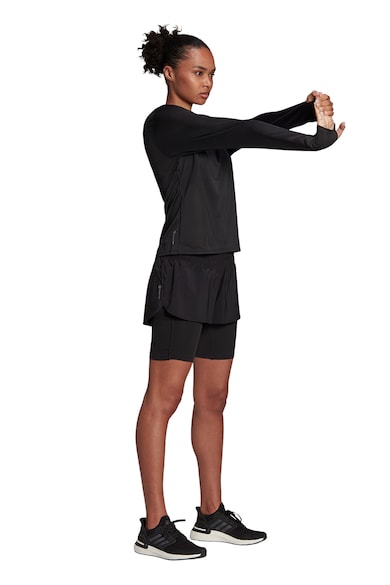 adidas Performance 2-in-1 hatású dizájnos rövidnadrág futáshoz női