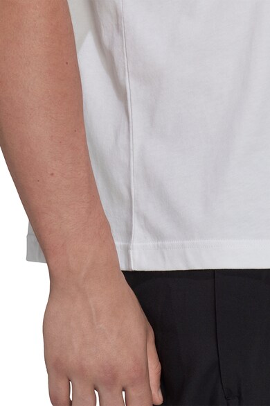 adidas Sportswear Памучна тениска с овално деколте и лого Жени