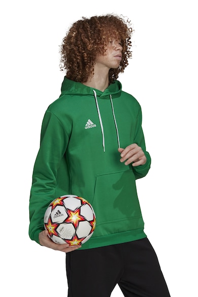 adidas Performance Entrada normál fazonú kapucnis futballpulóver kenguruzsebbel férfi