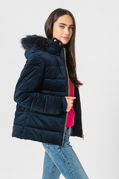 Geo Norway Bilove bélelt télikabát levehető kapucnival női