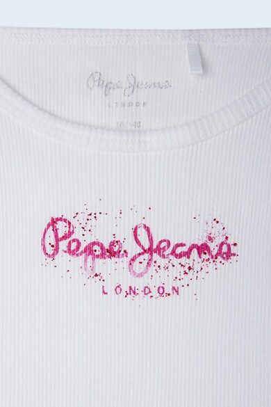 Pepe Jeans London Anastasia pamuttop logós részlettel Fiú