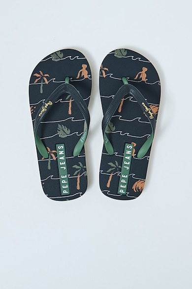 Pepe Jeans London Trópusi mintás flip-flop papucs Fiú