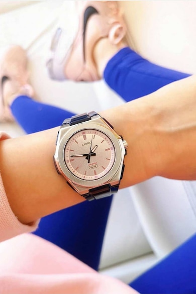 Casio Кварцов часовник от инокс Жени