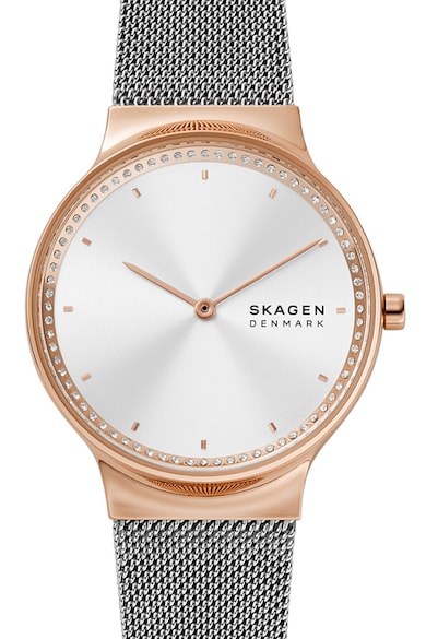 Skagen Иноксов часовник с лого Жени