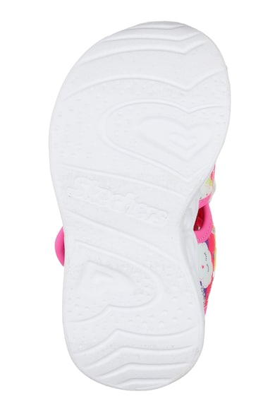 Skechers Sandale cu velcro si model colorblock Hearts Lights Fete