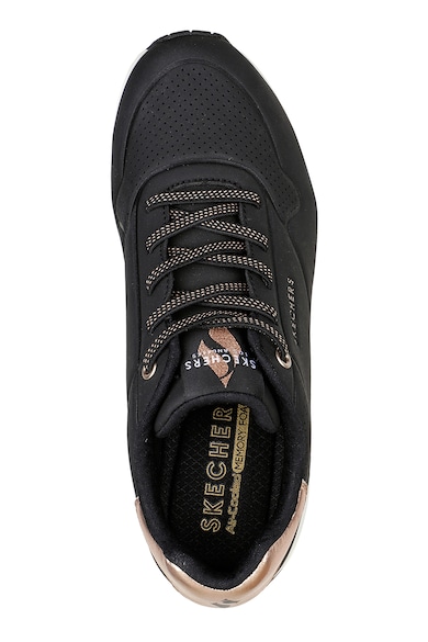 Skechers Uno Shimmer Away telitalpú műbőr sneaker női