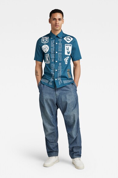 G-Star RAW Hawaii normál fazonú rövid ujjú ing férfi