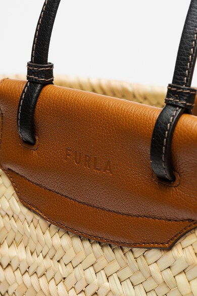 Furla Geanta shopper cu garnitura din piele Meraviglia Femei