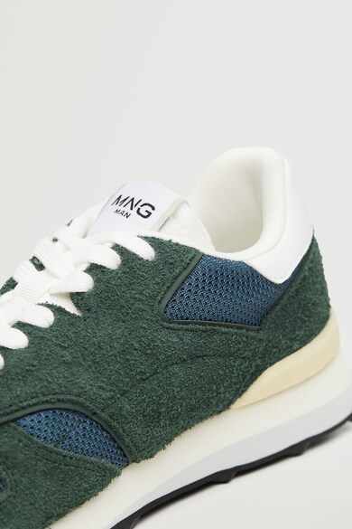 Mango Maraton sneaker nyersbőr betétekkel férfi