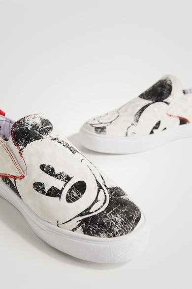 DESIGUAL Обувки от еко кожа с шарка на Mickey Mouse Жени