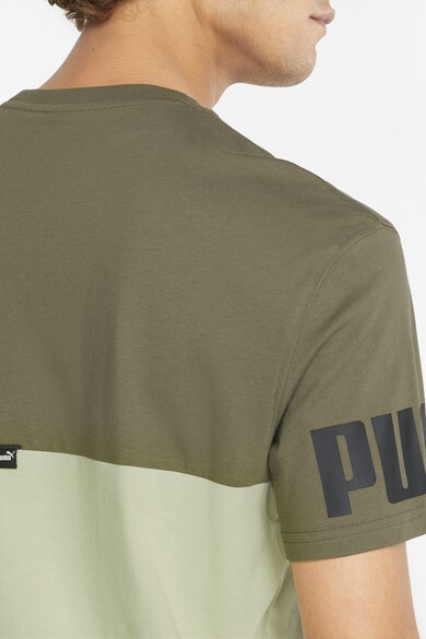 Puma Power colorblock dizájnos kerek nyakú póló férfi