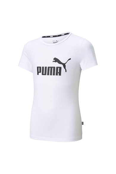 Puma Памучна тениска Essentials с лого Момичета