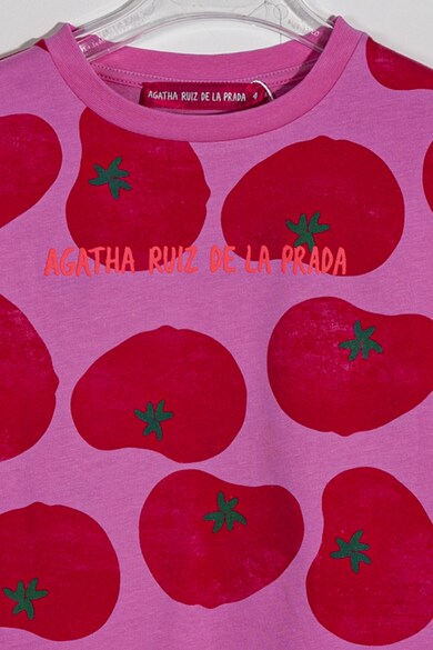 Agatha Ruiz de la Prada Памучна тениска с принт Момичета