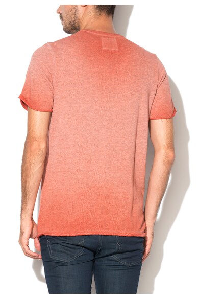 Jack & Jones Bluza sport rosu teracotta cu maneci scurte Gabe Barbati