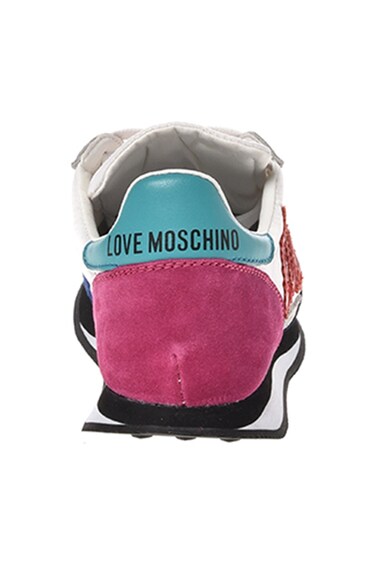 Love Moschino Sneaker nyersbőr részletekkel női