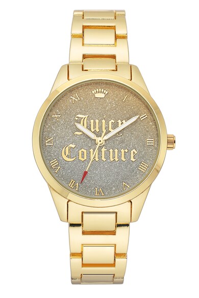 Juicy Couture Иноксов часовник с бляскав циферблат Жени