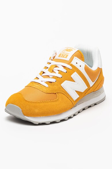 New Balance 574 nyersbőr és hálós anyagú sneaker férfi