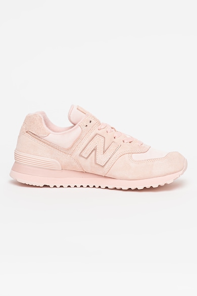 New Balance Nyersbőr sneaker logós részletekkel női