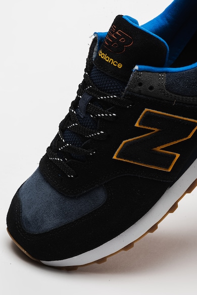 New Balance 574 nyersbőr és hálós anyagú sneaker férfi